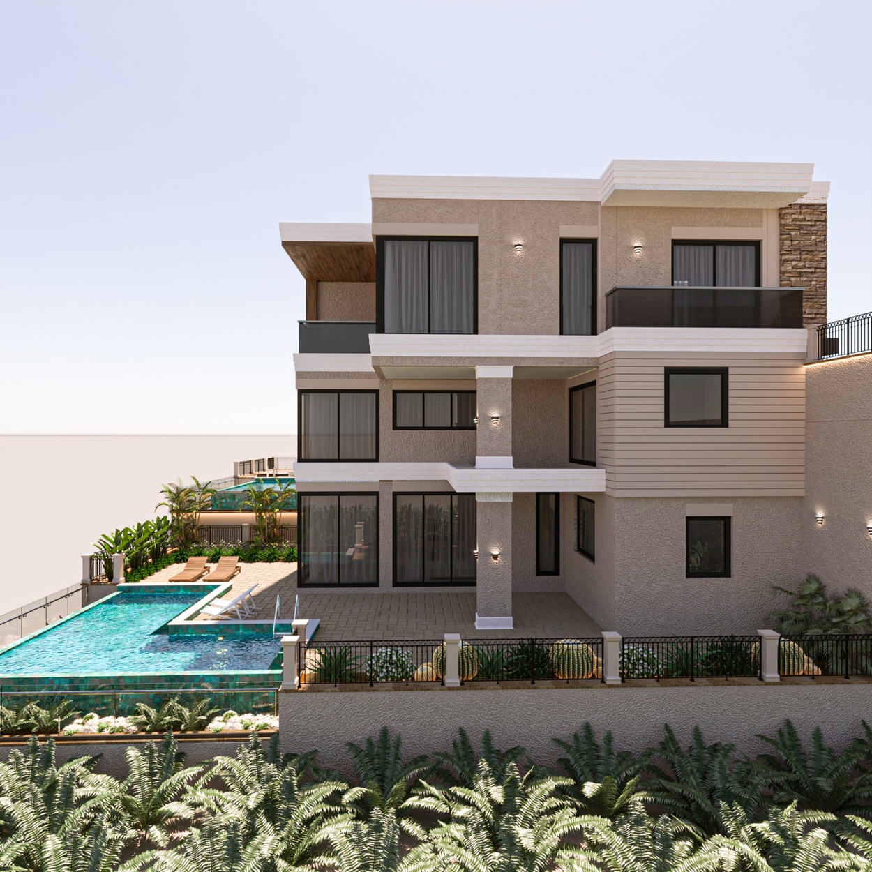 Gloria projesinin dış görünümünden başka bir açı