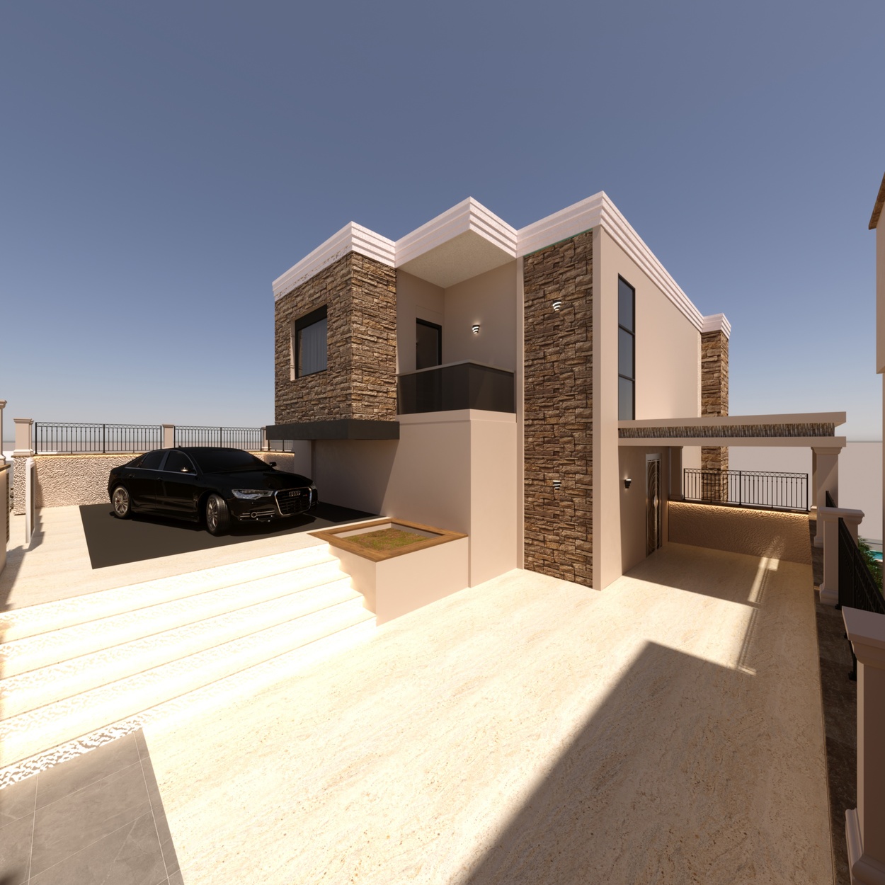 Gloria projesinin dış görünümünde bir özellik