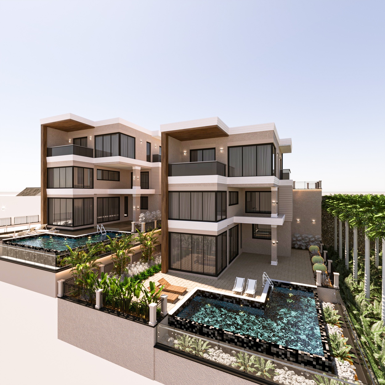 Gloria projesinin dış mekanında genel bir bakış